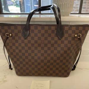 Authentic Louis Vuitton Neverfull MM Damier